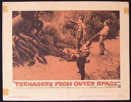 TEENAGERS FROM OUTER SPACE ’59-Monster Card! ORIGINAL US Lobby card
