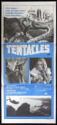 TENTACLES Original Daybill Movie Poster Sci Fi William Shatner Leonard Nimoy