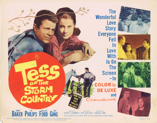 TESS OF THE STORM COUNTRY 1960 Diane Baker Title Lobby Card