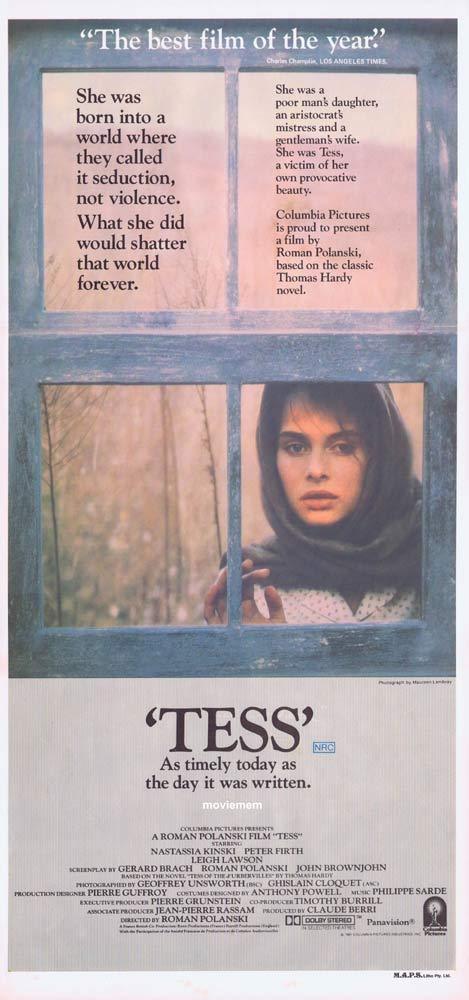 TESS Original Daybill Movie Poster Roman Polanski Nastassja Kinski Peter Firth