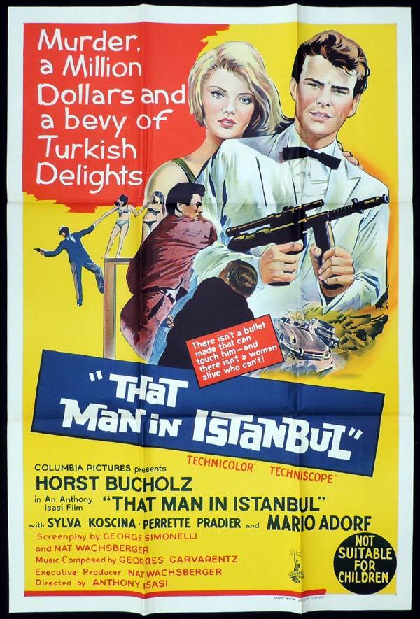 THAT MAN IN ISTANBUL One Sheet Movie Poster Horst Buchholz