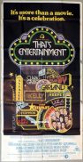 THAT'S ENTERTAINMENT Original 3 Sheet Movie Poster Fred Astaire