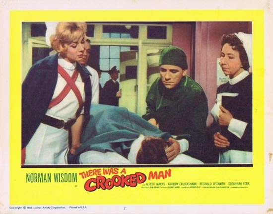 THERE WAS A CROOKED MAN Lobby Card 7 1961 Norman Wisdom