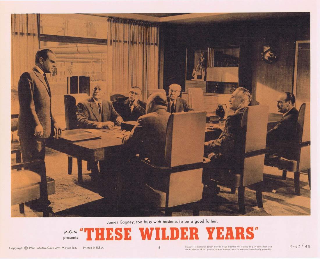 THESE WILDER YEARS Lobby Card 4 James Cagney Barbara Stanwyck Walter Pidgeon 1967r