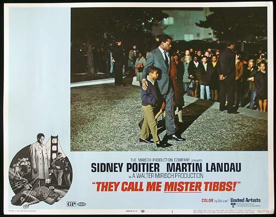 THEY CALL ME MISTER TIBBS 1970 Sidney Poitier BLAXPLOITATION Lobby card #1