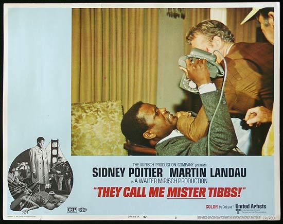 THEY CALL ME MISTER TIBBS 1970 Sidney Poitier BLAXPLOITATION Lobby card #3