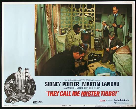 THEY CALL ME MISTER TIBBS 1970 Sidney Poitier BLAXPLOITATION Lobby card #8