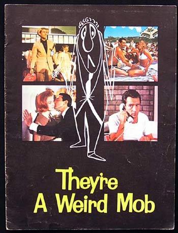 THEY’RE A WEIRD MOB 1966 Chips Rafferty Movie Program