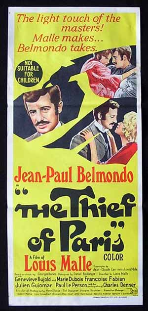 THE THIEF OF PARIS ’67-Louis Malle-Belmondo poster