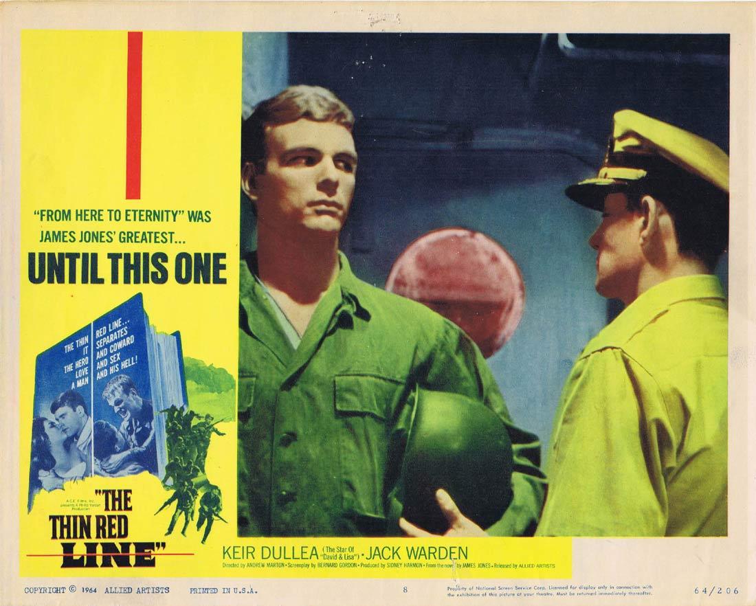 THE THIN RED LINE Original Lobby Card 8 Keir Dullea Jack Warden James Philbrook