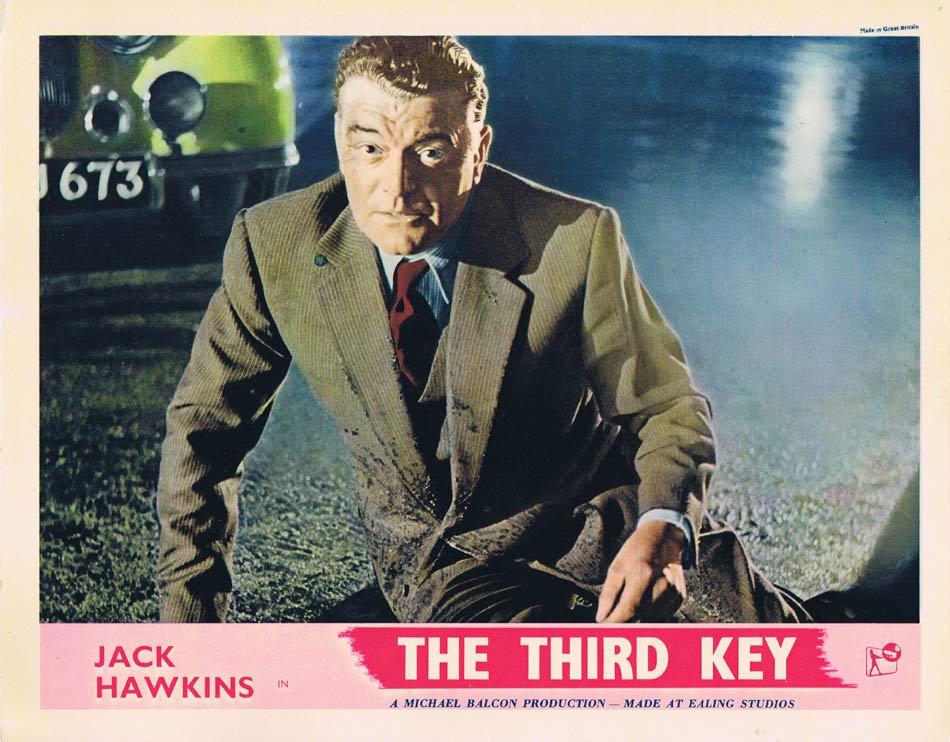 THE THIRD KEY Lobby Card 2 Jack Hawkins The Long Armc