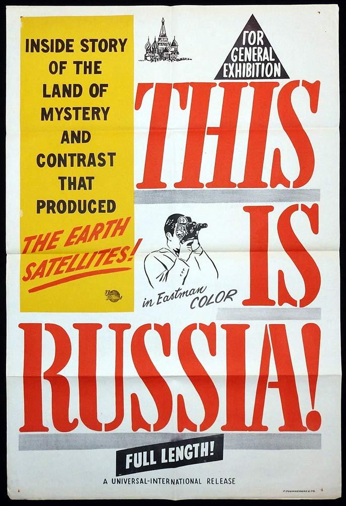 THIS IS RUSSIA Original One sheet Movie poster