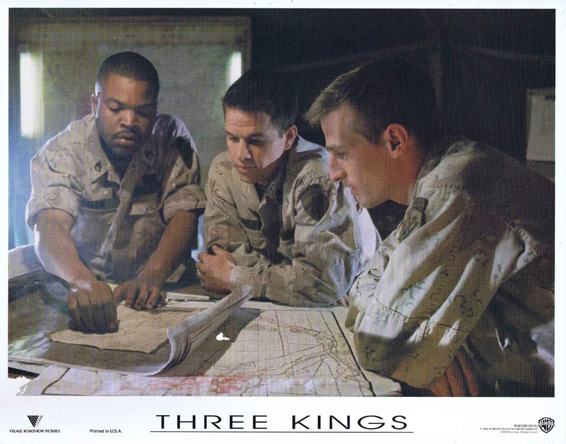 THREE KINGS Original Lobby Card 5 George Clooney Mark Wahlberg