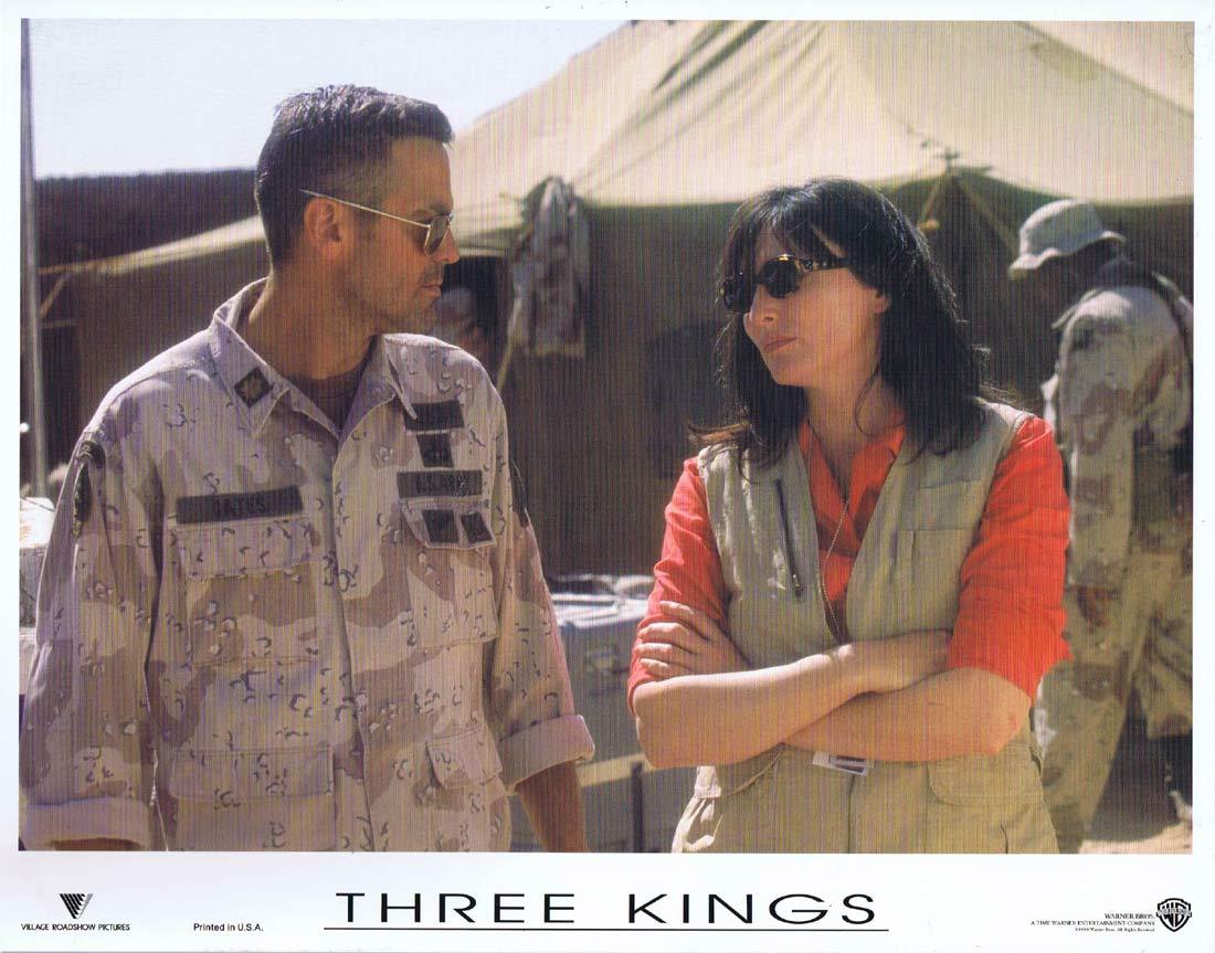 THREE KINGS Original Lobby Card 6 George Clooney Mark Wahlberg