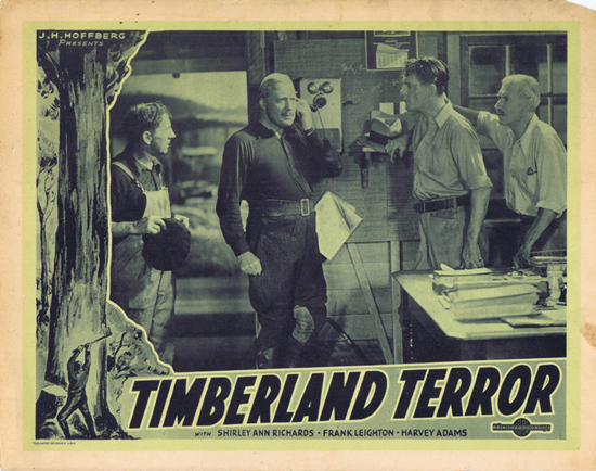 TALL TIMBERS aka TIMBERLAND TERROR Lobby Card 2 1937 Ken G.Hall