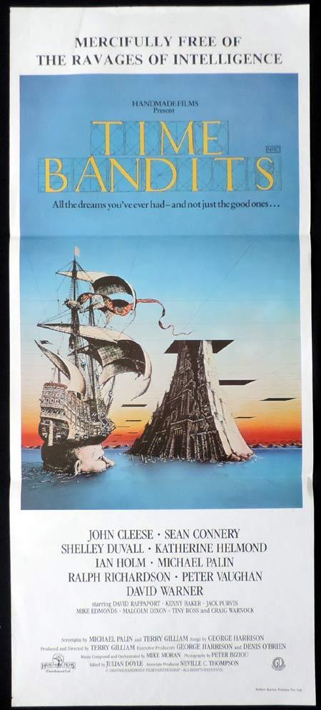 TIME BANDITS Original Daybill Movie Poster John Cleese Terry Gilliam