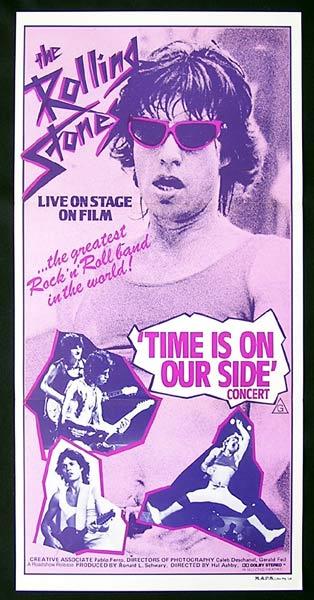 TIME IS ON OUR SIDE 1982 Rolling Stones CONCERT Daybill Movie Poster