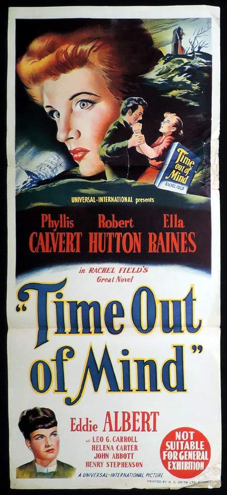 TIME OUT OF MIND Original Daybill Movie Poster Phyllis Calvert
