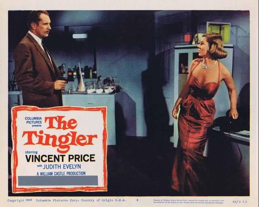THE TINGLER Lobby Card 3 Vincent Price William Castle