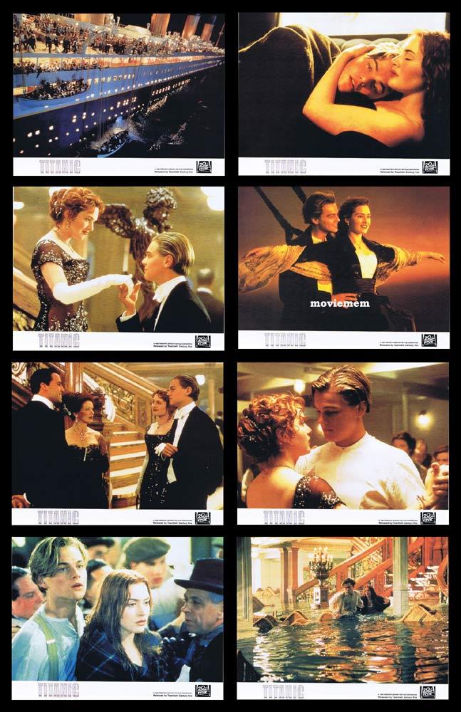 TITANIC Vintage Colour Movie Still Set Leonardo DiCaprio