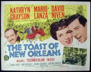 TOAST OF NEW ORLEANS '50-Lanza US HALF SHEET poster