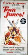 TOM JONES Original 3 Sheet Movie Poster Albert Finney