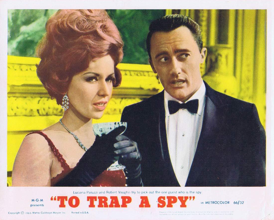 TO TRAP A SPY Original Lobby card 3 Man From Uncle