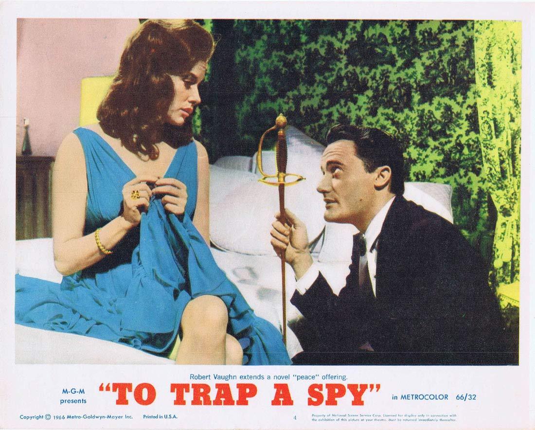 TO TRAP A SPY Original Lobby card 4 Man From Uncle