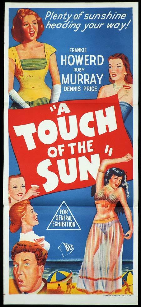 A TOUCH OF THE SUN Daybill Movie poster Frankie Howerd British Comedy