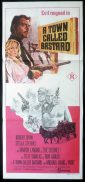 A TOWN CALLED BASTARD Spaghetti Western ROBERT SHAW Daybill Movie poster