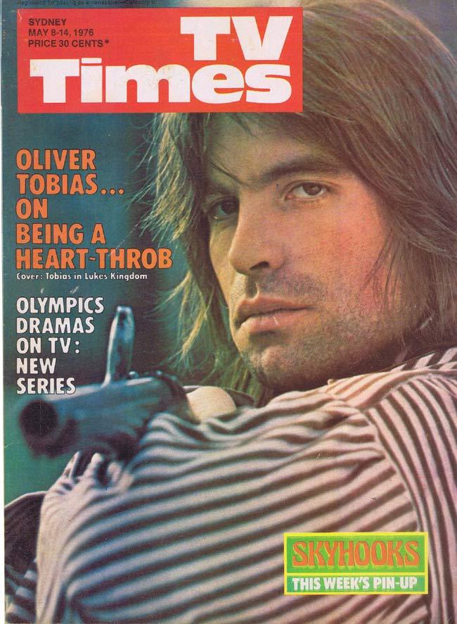TV TIMES MAGAZINE May 8 1976 Skyhooks centerfold Oliver Tobias