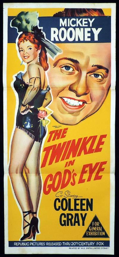 THE TWINKLE IN GOD’S EYE Original Daybill Movie Poster Clifton Webb