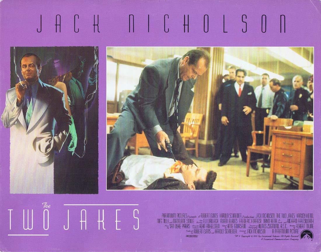 THE TWO JAKES Original Lobby Card Jack Nicholson Harvey Keitel