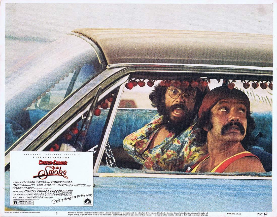 UP IN SMOKE Vintage Lobby Card 3 Cheech and Chong Drug Use