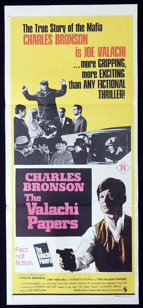 THE VALACHI PAPERS Original Daybill Movie Poster Charles Bronson Lino Ventura