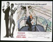 A VIEW TO A KILL 1985 James Bond RARE British Lobby Card 2