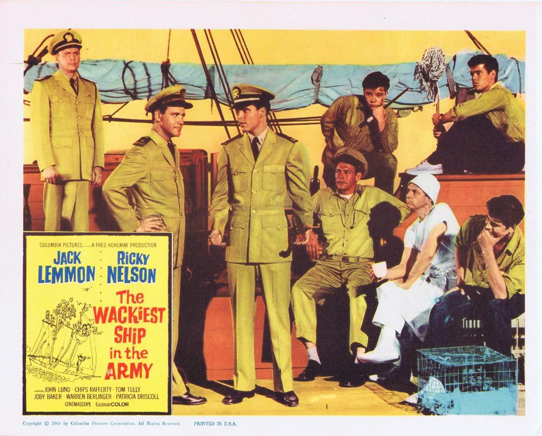THE WACKIEST SHIP IN THE ARMY Lobby Card 3  Jack Lemmon Ricky Nelson