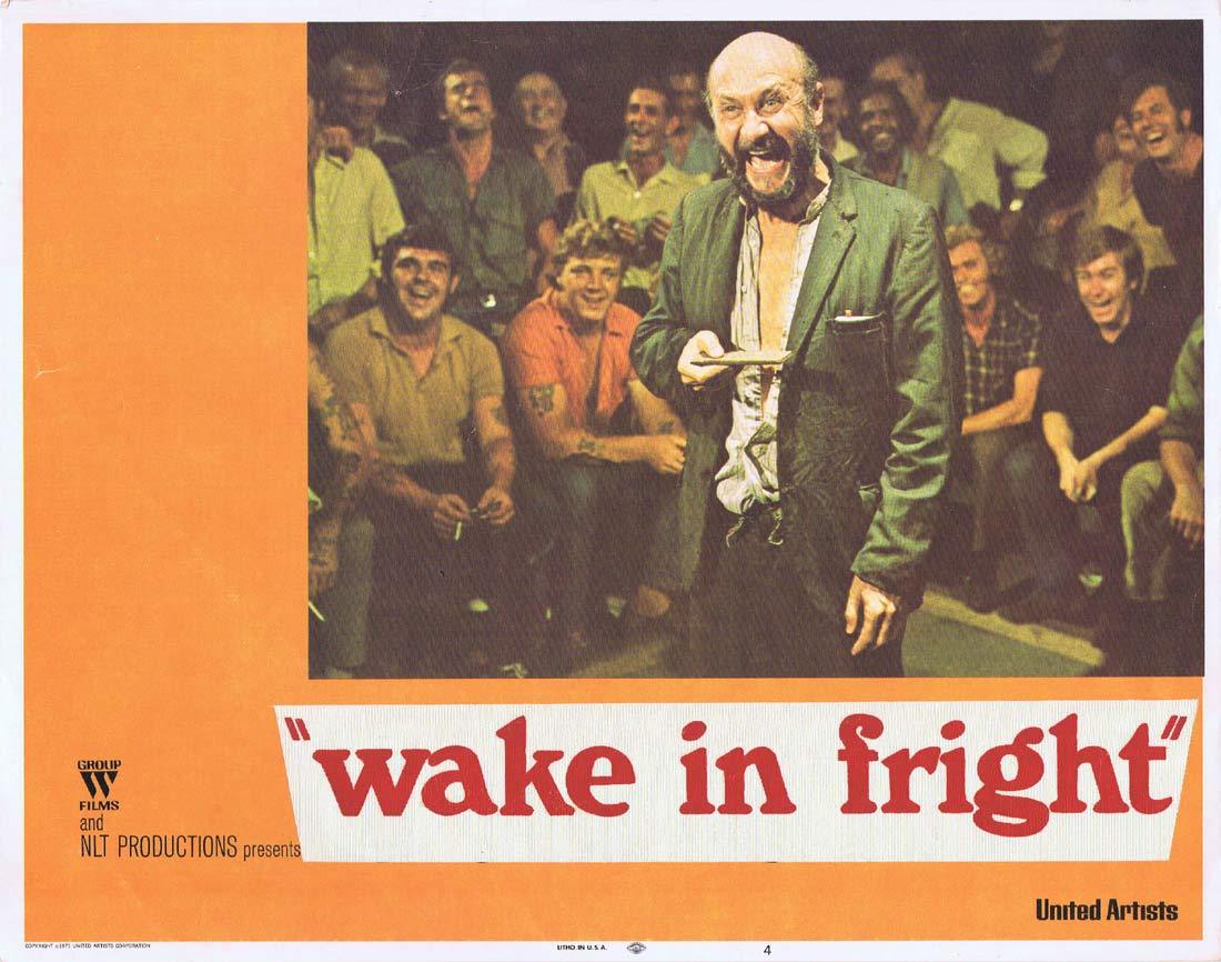 WAKE IN FRIGHT Original Lobby Card 4 Donald Pleasence Gary Bond Chips Rafferty
