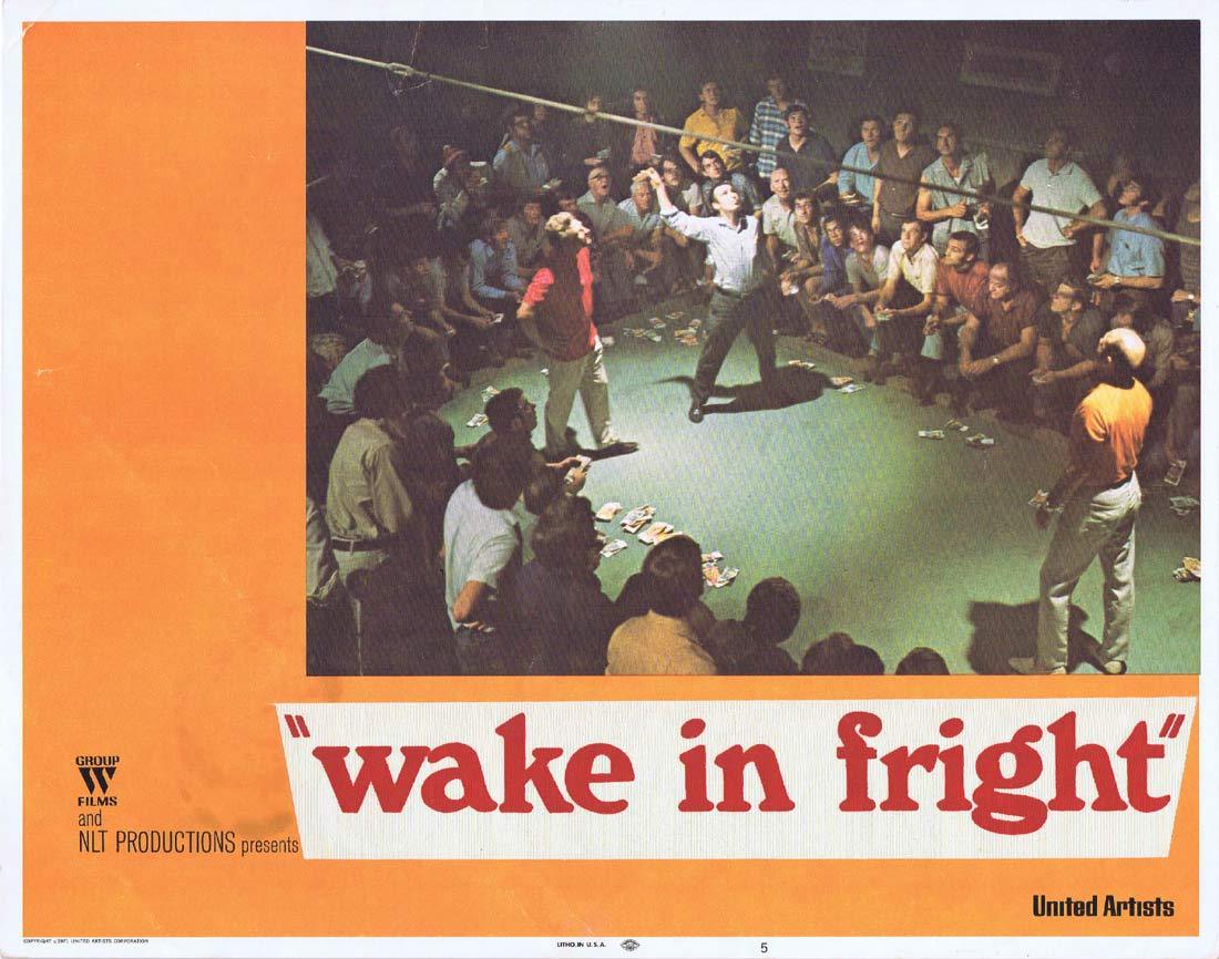WAKE IN FRIGHT Original Lobby Card 5 Donald Pleasence Gary Bond Chips Rafferty