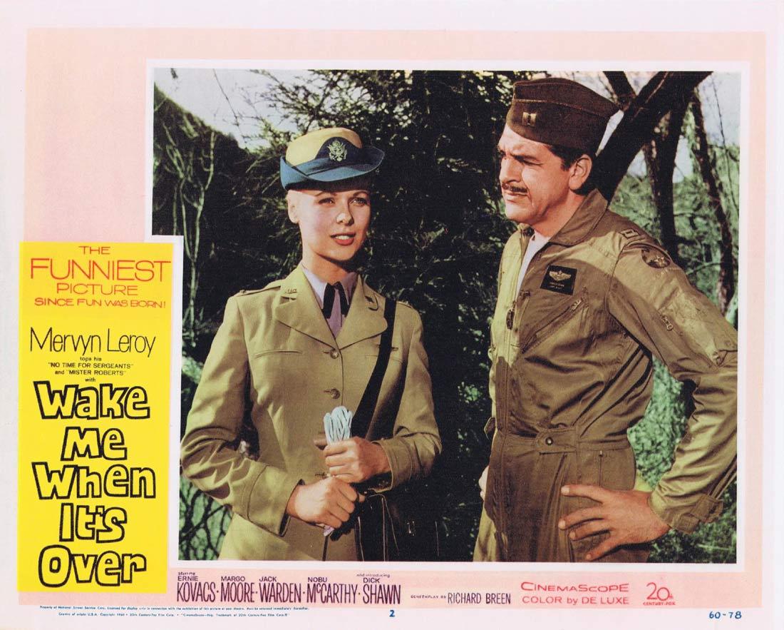 WAKE ME WHEN IT’S OVER Lobby Card 2 Ernie Kovacs Dick Shawn Margo Moore Jack Warden