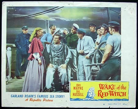 WAKE OF THE RED WITCH ’49-John Wayne ORIGINAL US Lobby card #6