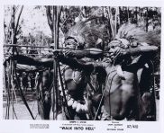 WALK INTO HELL Original Movie Still 14 New Guinea Tribesmen Walk Into Paradise