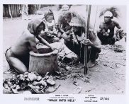 WALK INTO HELL Original Movie Still 18 New Guinea Tribesmen Walk Into Paradise