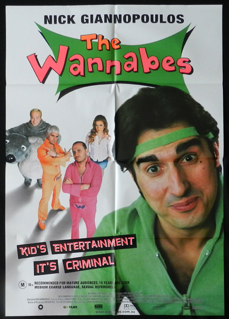 THE WANNABES 2003 Nick Giannopoulos Rare Australian Film One Sheet Movie Poster