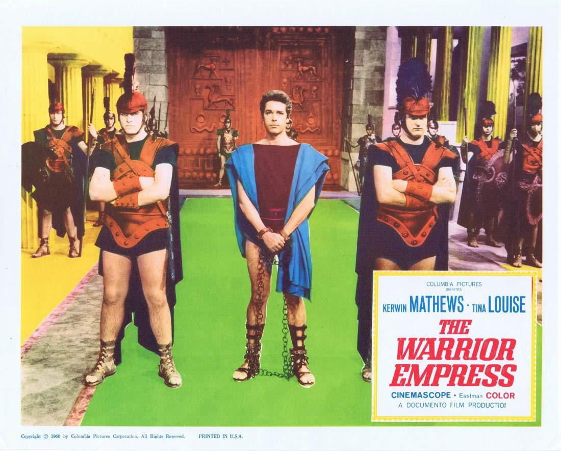 The Warrior Empress Lobby Card 2 Kerwin Mathews Tina Louise Moviemem Original Movie Posters