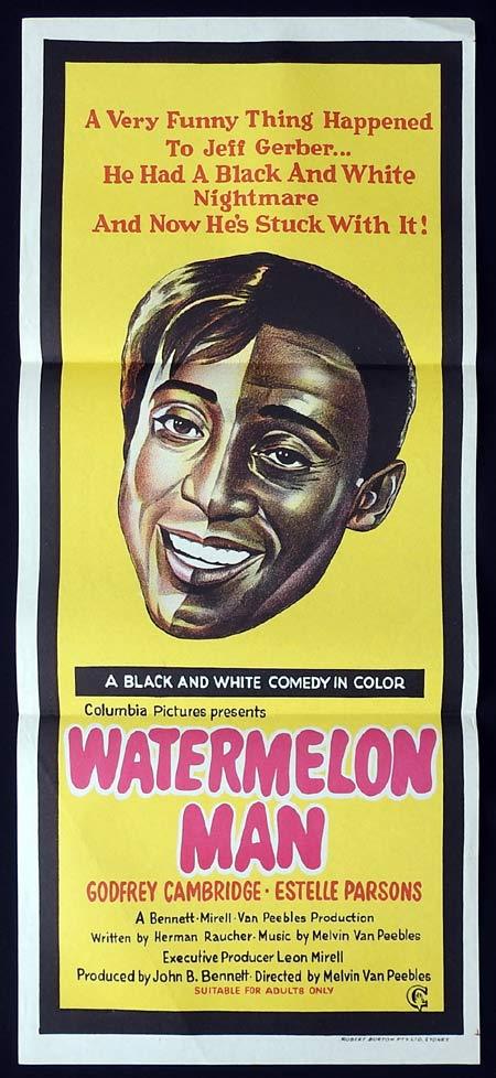 WATERMELON MAN Original Daybill Movie Poster Godfrey Cambridge Estelle Parsons