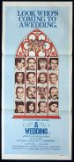 A WEDDING Original Daybill Movie Poster Robert Altman Carol Burnett