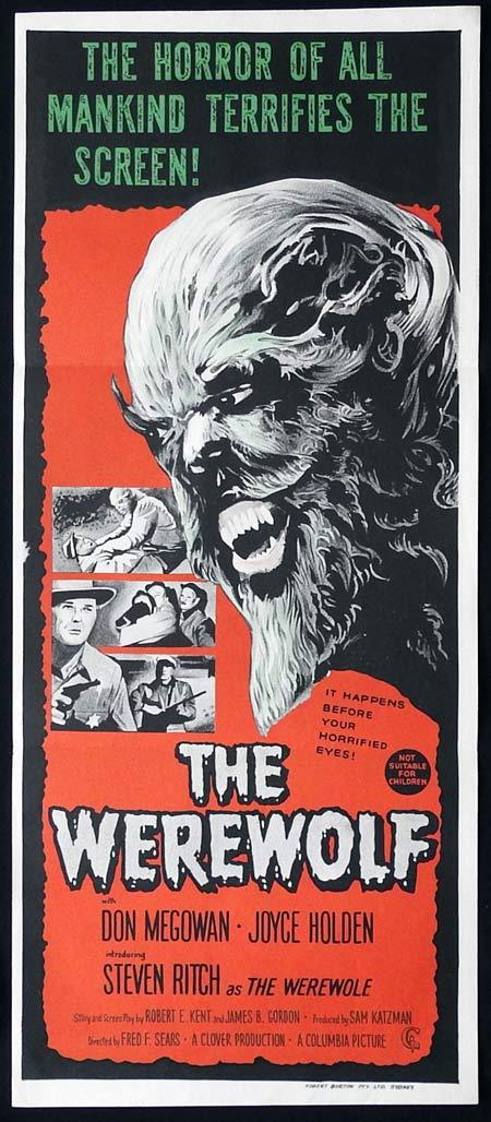 THE WEREWOLF Original Daybill Movie poster Don Megowan Joyce Holden