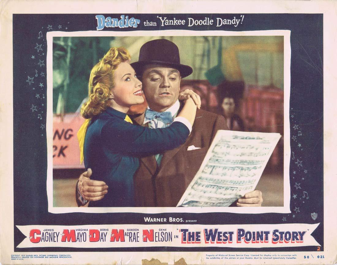 THE WEST POINT STORY Lobby Card 2 JAMES CAGNEY Virginia Mayo
