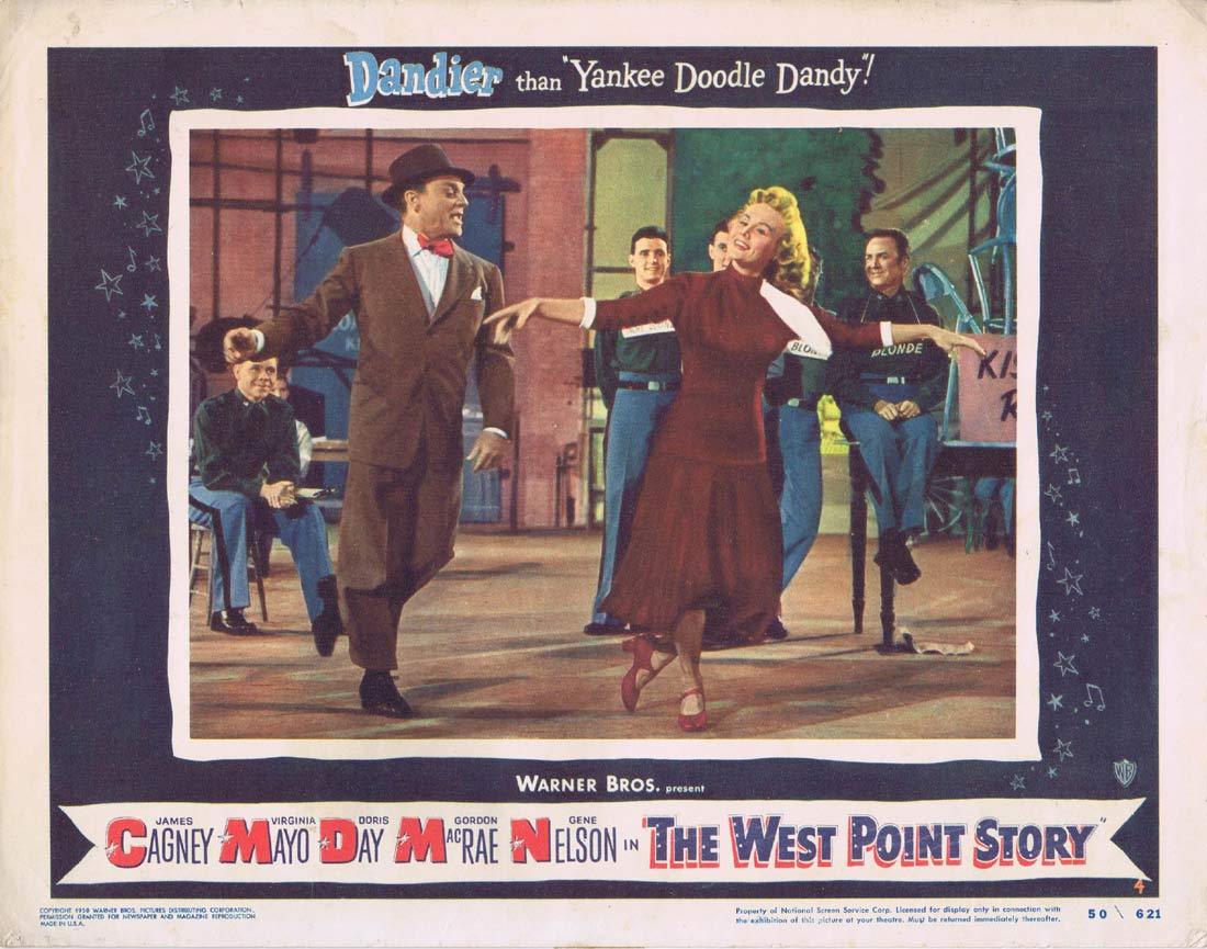 THE WEST POINT STORY Lobby Card 4 JAMES CAGNEY Virginia Mayo